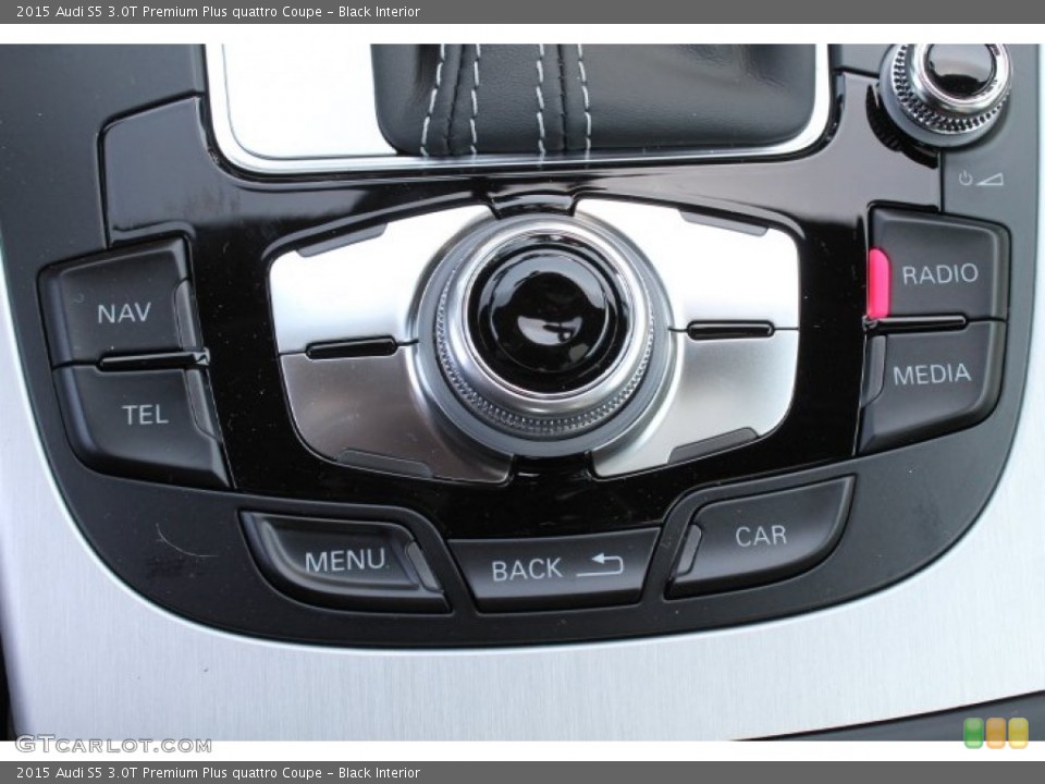 Black Interior Controls for the 2015 Audi S5 3.0T Premium Plus quattro Coupe #95829180