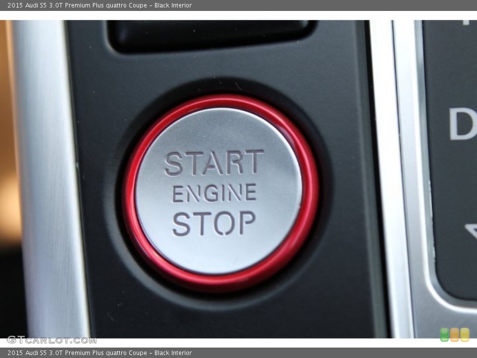 Black Interior Controls for the 2015 Audi S5 3.0T Premium Plus quattro Coupe #95829192