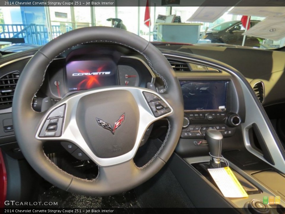 Jet Black Interior Dashboard for the 2014 Chevrolet Corvette Stingray Coupe Z51 #95833762