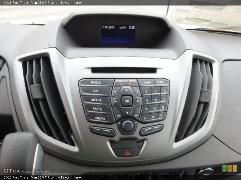Pewter Interior Controls for the 2015 Ford Transit Van 250 MR Long #95835554