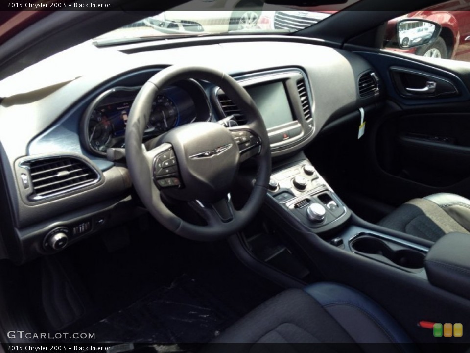 Black Interior Dashboard for the 2015 Chrysler 200 S #95836096