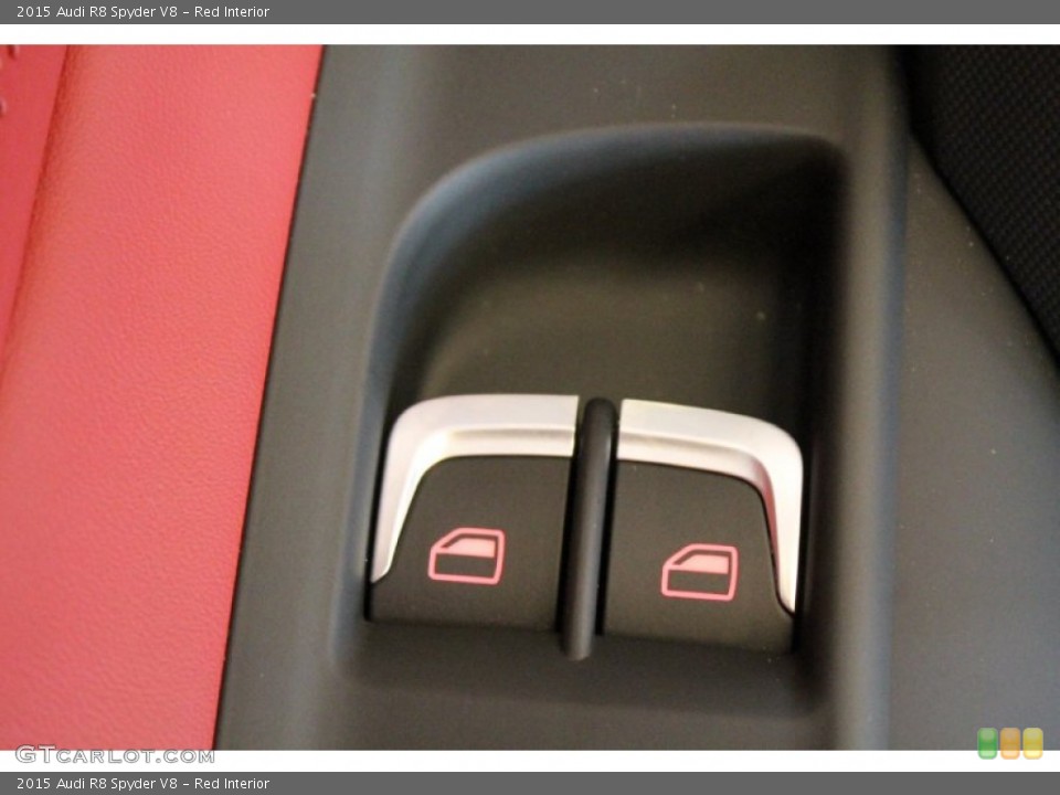 Red Interior Controls for the 2015 Audi R8 Spyder V8 #95837545