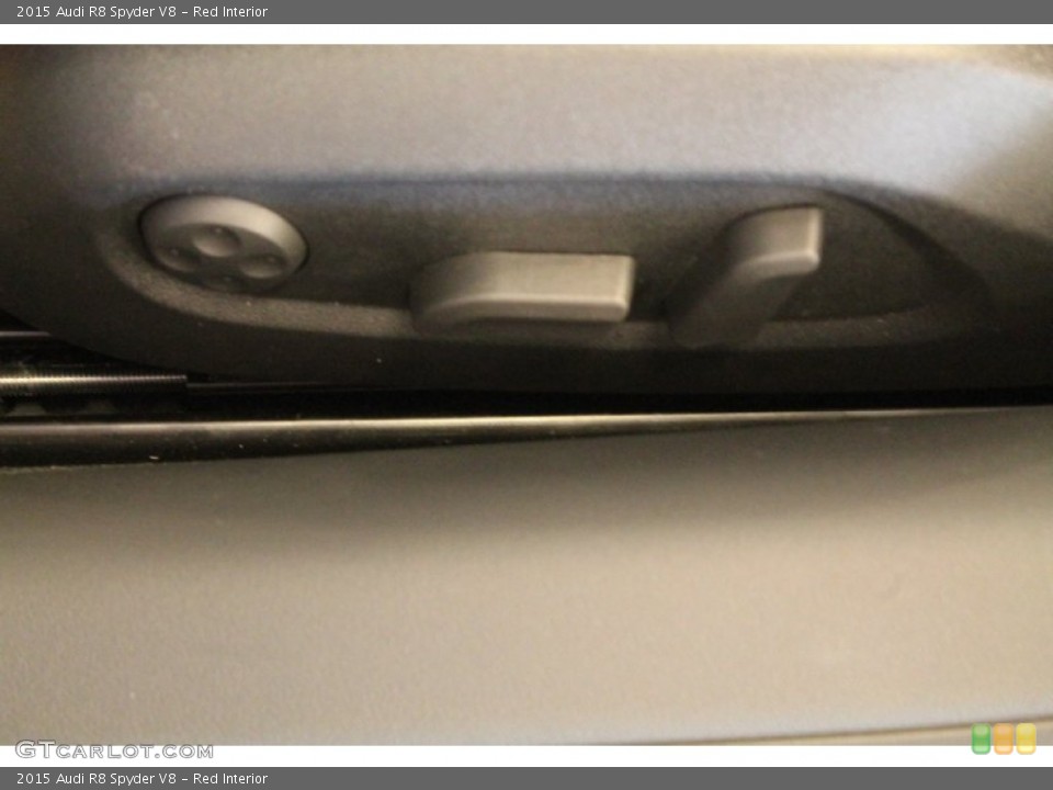 Red Interior Controls for the 2015 Audi R8 Spyder V8 #95837608