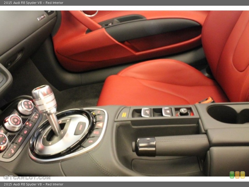 Red Interior Transmission for the 2015 Audi R8 Spyder V8 #95837690