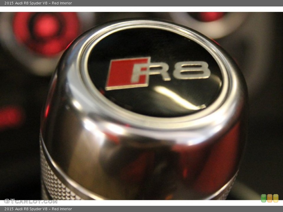Red Interior Transmission for the 2015 Audi R8 Spyder V8 #95837761
