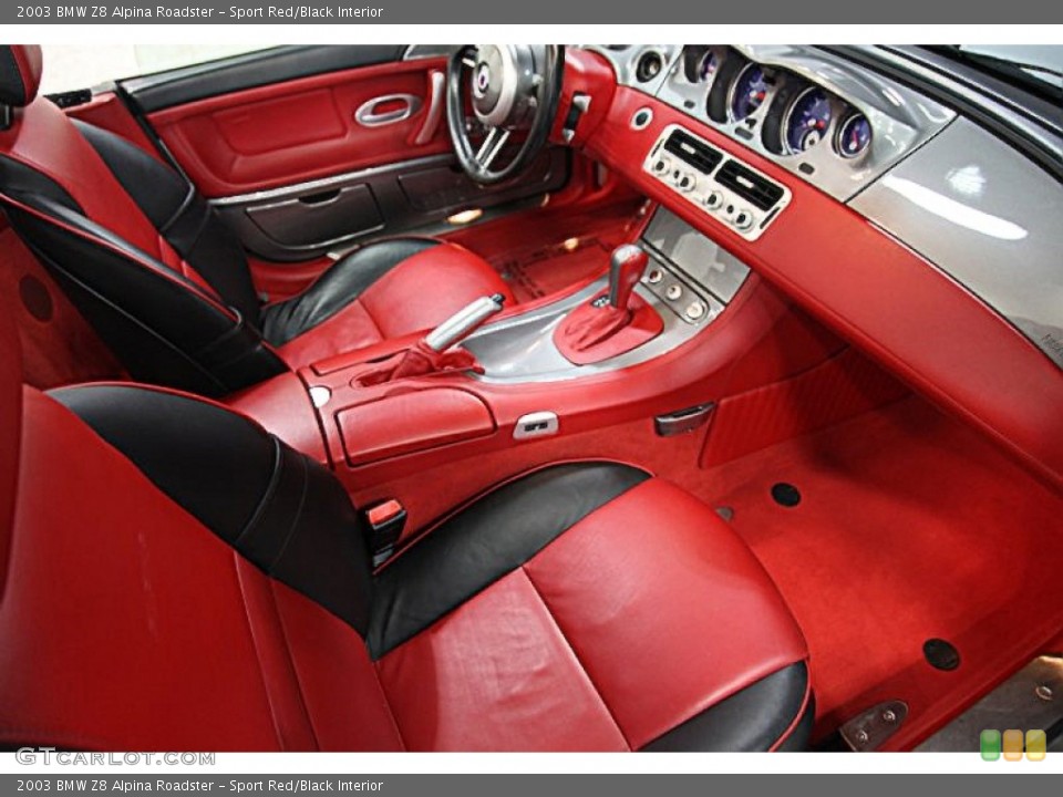 Sport Red/Black Interior Photo for the 2003 BMW Z8 Alpina Roadster #95838244