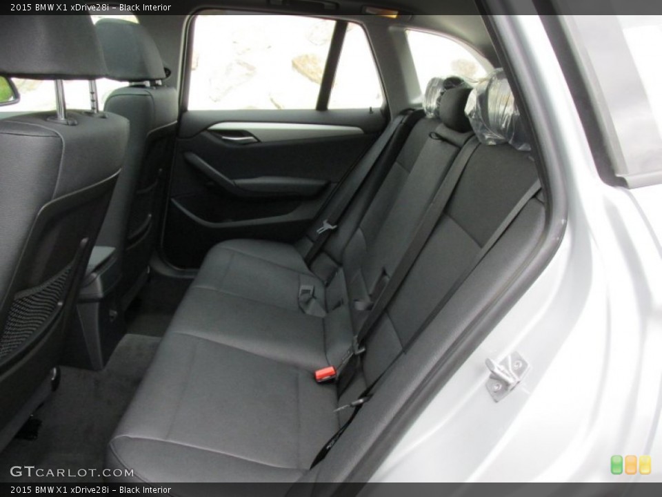 Black Interior Rear Seat for the 2015 BMW X1 xDrive28i #95838454