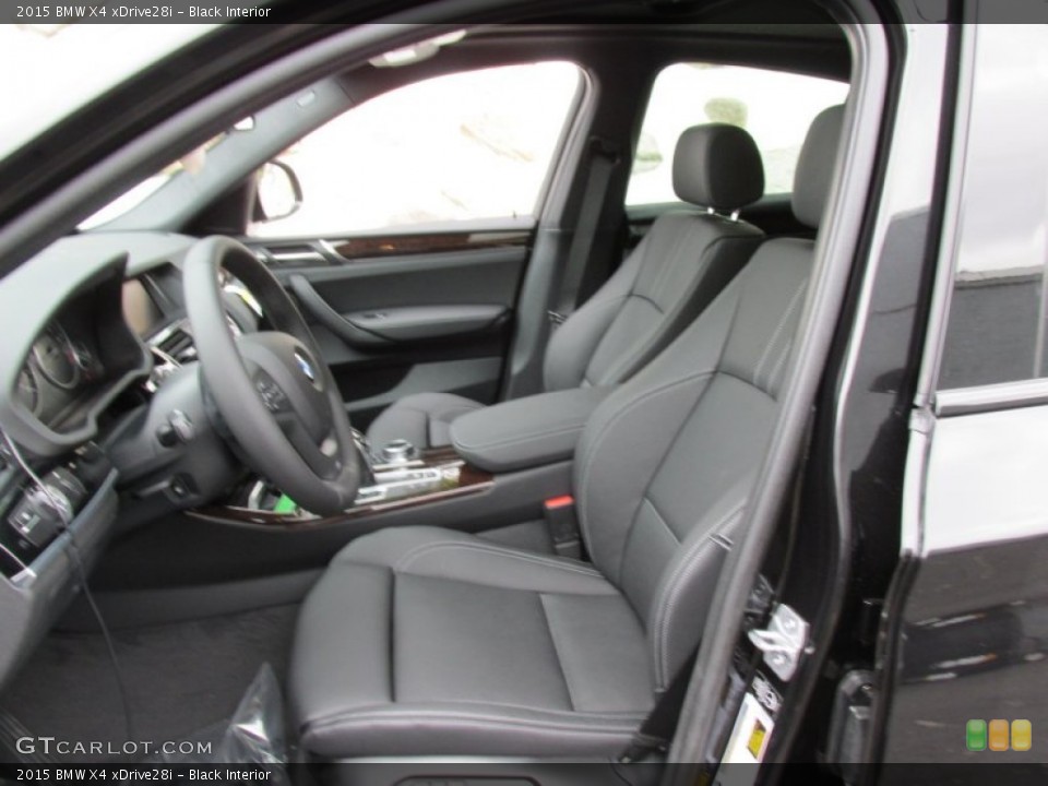 Black Interior Front Seat for the 2015 BMW X4 xDrive28i #95838865