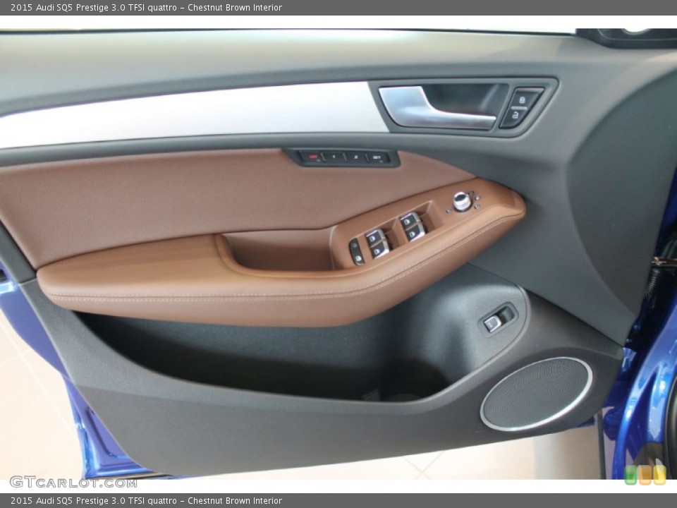 Chestnut Brown Interior Door Panel for the 2015 Audi SQ5 Prestige 3.0 TFSI quattro #95839552