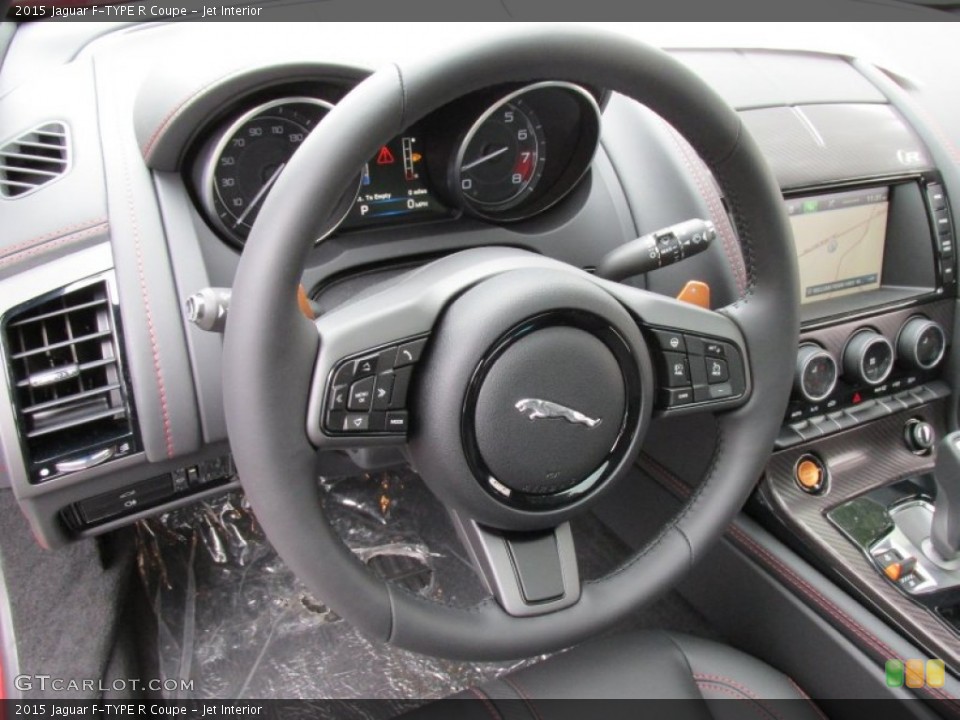 Jet Interior Steering Wheel for the 2015 Jaguar F-TYPE R Coupe #95839836