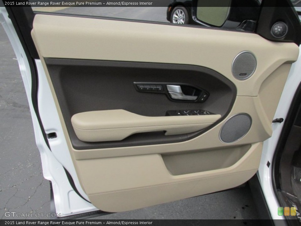 Almond/Espresso Interior Door Panel for the 2015 Land Rover Range Rover Evoque Pure Premium #95840227