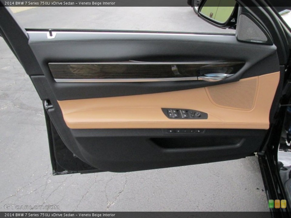 Veneto Beige Interior Door Panel for the 2014 BMW 7 Series 750Li xDrive Sedan #95840674