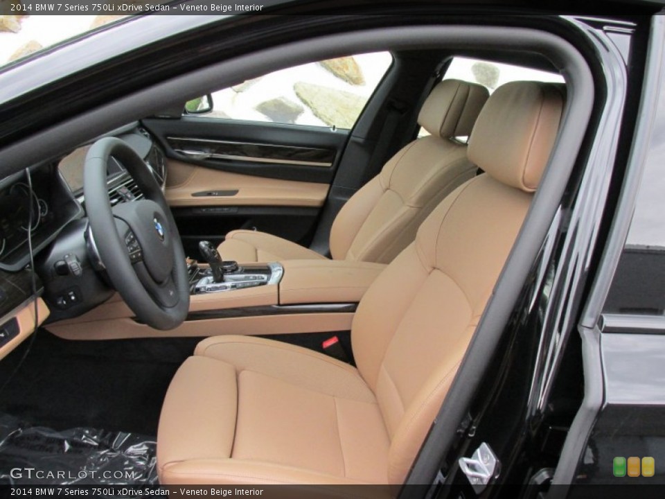 Veneto Beige Interior Photo for the 2014 BMW 7 Series 750Li xDrive Sedan #95840722