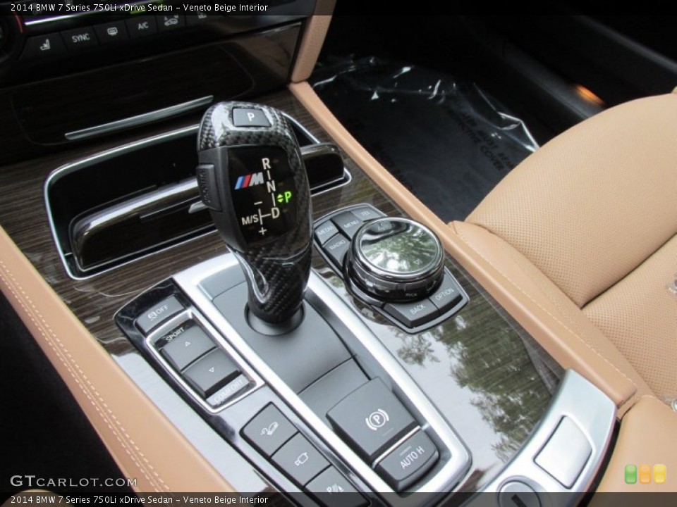 Veneto Beige Interior Transmission for the 2014 BMW 7 Series 750Li xDrive Sedan #95840812
