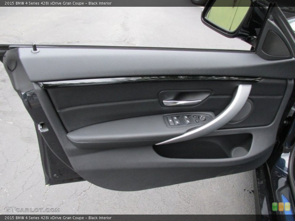 Black Interior Door Panel for the 2015 BMW 4 Series 428i xDrive Gran Coupe #95842075
