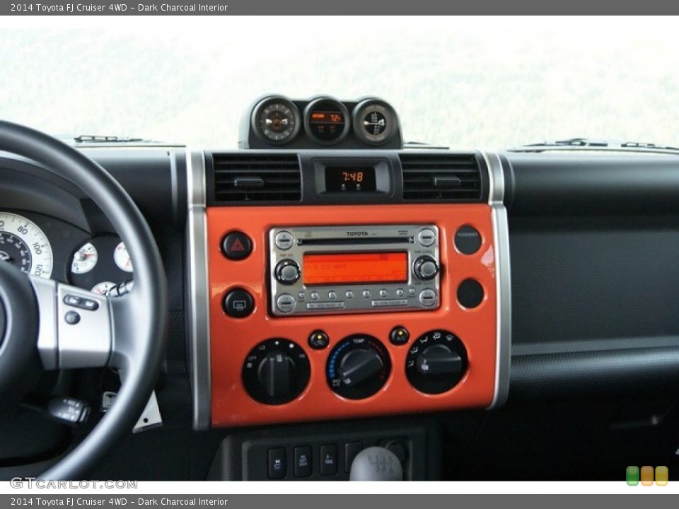 Dark Charcoal Interior Controls for the 2014 Toyota FJ Cruiser 4WD #95842393