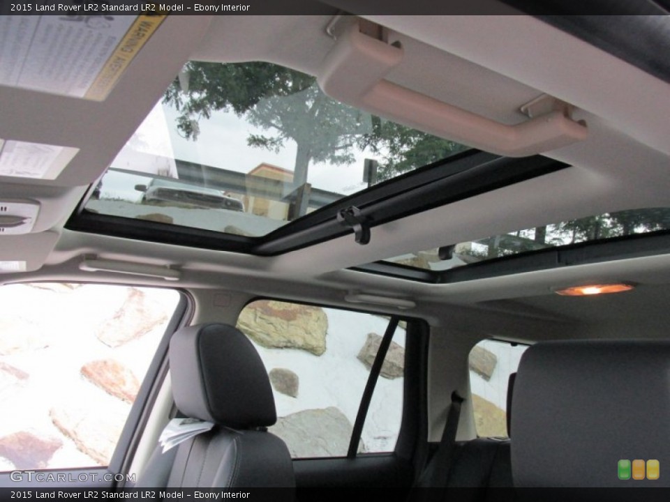 Ebony Interior Sunroof for the 2015 Land Rover LR2  #95843452