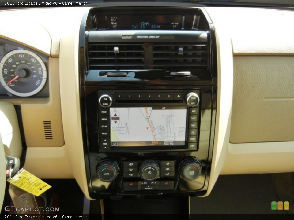 Camel Interior Navigation for the 2011 Ford Escape Limited V6 #95843518