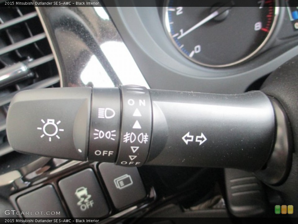 Black Interior Controls for the 2015 Mitsubishi Outlander SE S-AWC #95845223