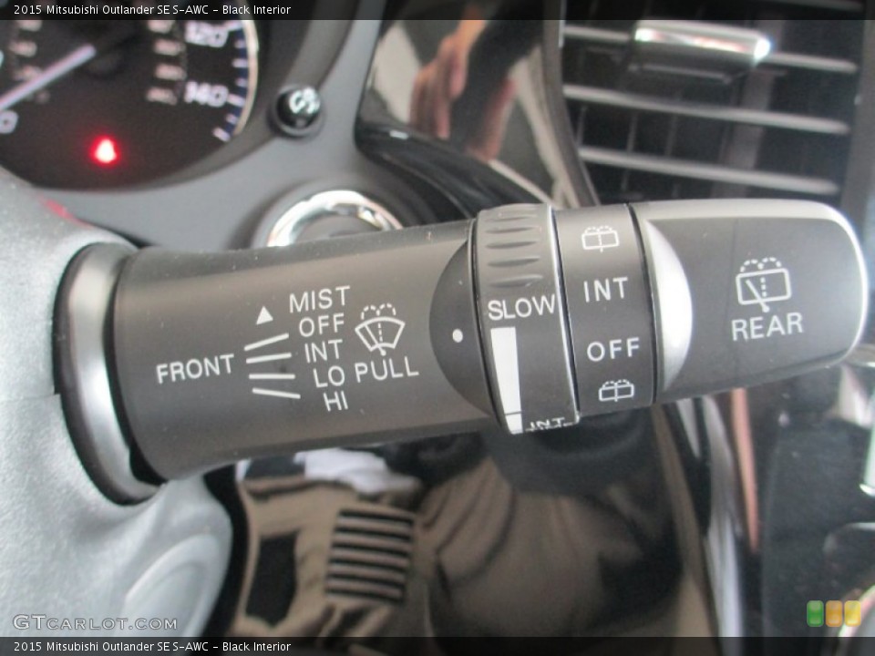 Black Interior Controls for the 2015 Mitsubishi Outlander SE S-AWC #95845254