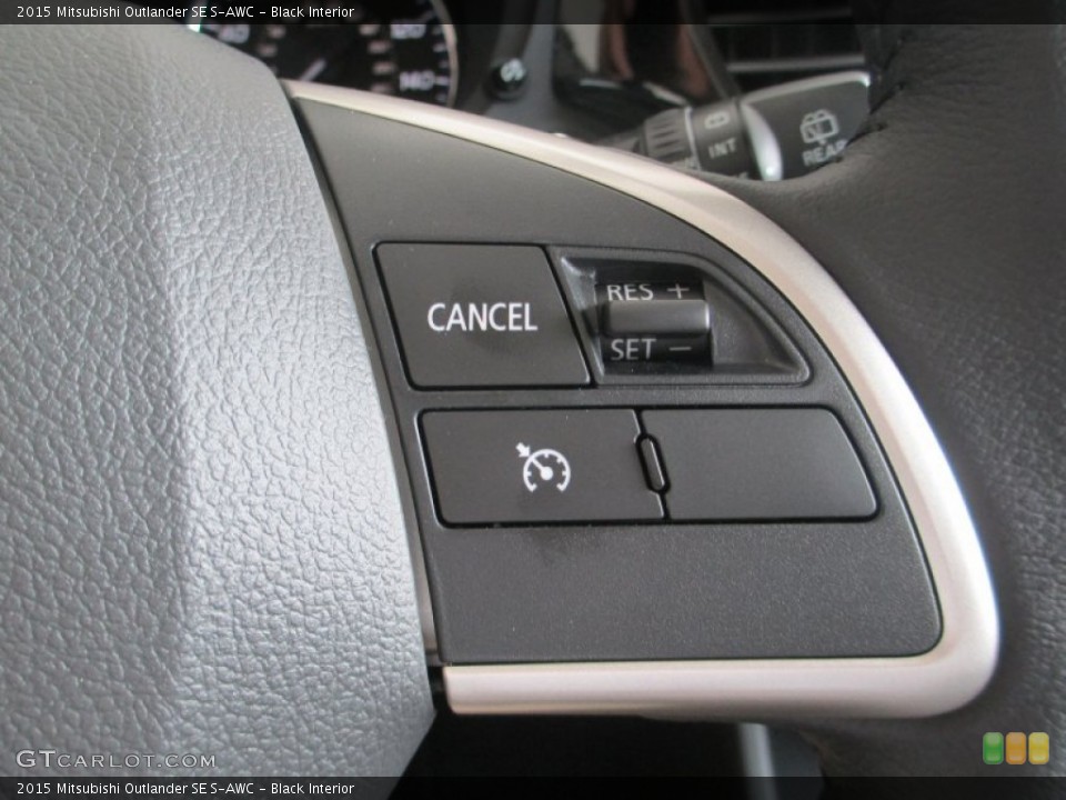 Black Interior Controls for the 2015 Mitsubishi Outlander SE S-AWC #95845294