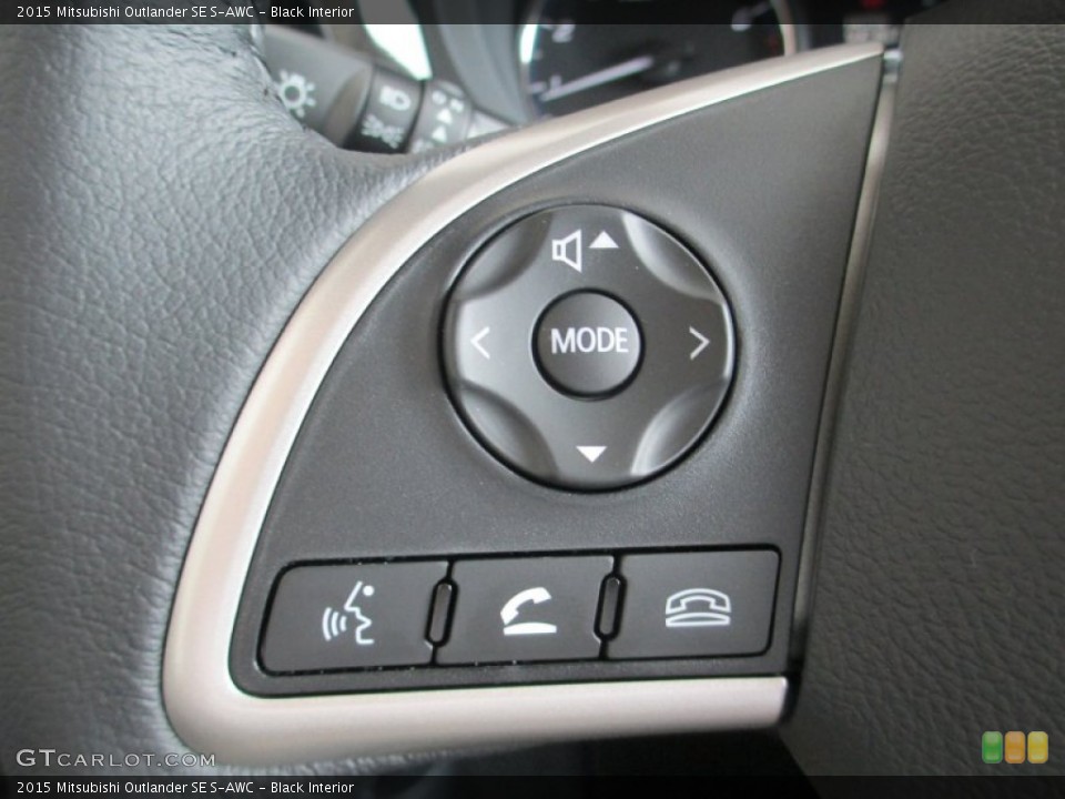 Black Interior Controls for the 2015 Mitsubishi Outlander SE S-AWC #95845315