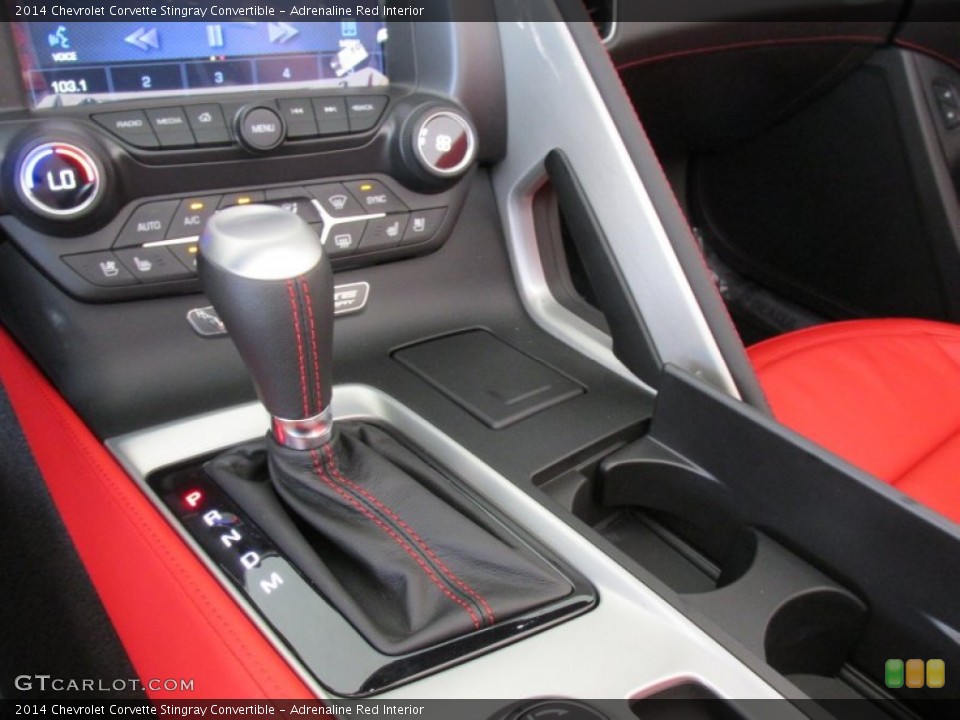 Adrenaline Red Interior Transmission for the 2014 Chevrolet Corvette Stingray Convertible #95846392