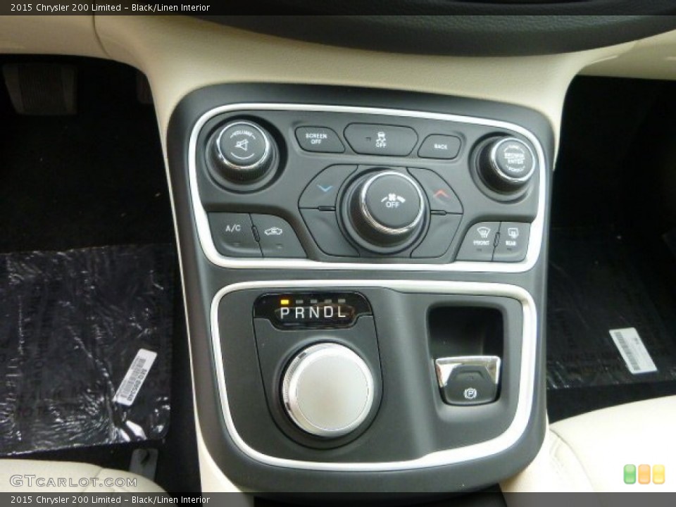 Black/Linen Interior Controls for the 2015 Chrysler 200 Limited #95847307