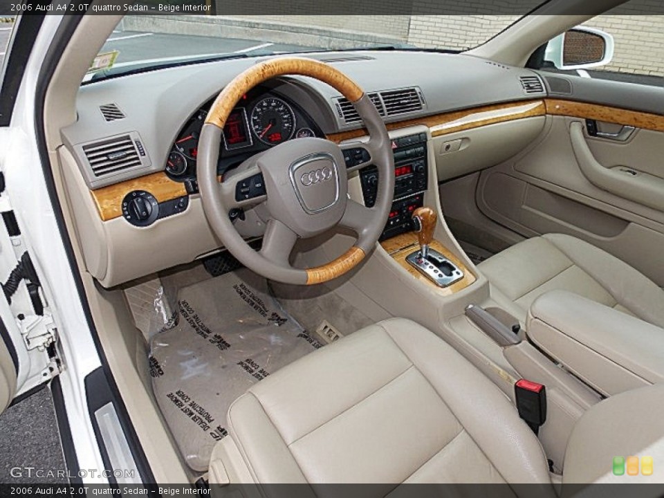 Beige Interior Photo for the 2006 Audi A4 2.0T quattro Sedan #95851984