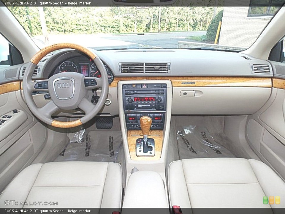 Beige Interior Dashboard for the 2006 Audi A4 2.0T quattro Sedan #95852014