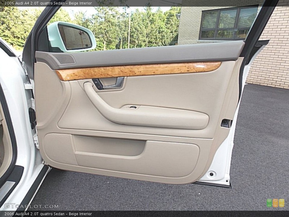 Beige Interior Door Panel for the 2006 Audi A4 2.0T quattro Sedan #95852206