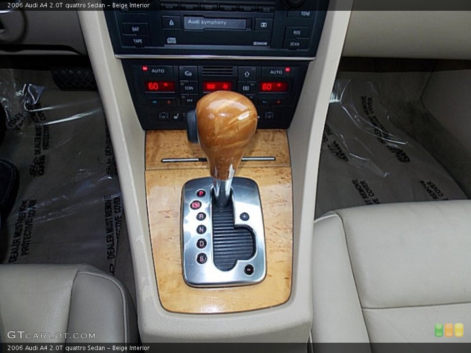 Beige Interior Transmission for the 2006 Audi A4 2.0T quattro Sedan #95852569