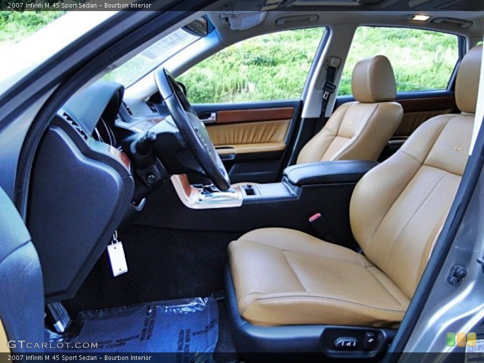 Bourbon Interior Front Seat for the 2007 Infiniti M 45 Sport Sedan #95867293