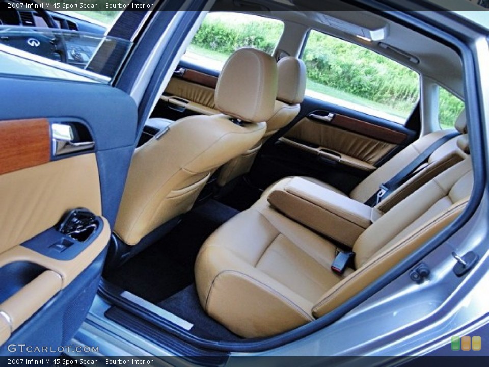 Bourbon Interior Rear Seat for the 2007 Infiniti M 45 Sport Sedan #95867299