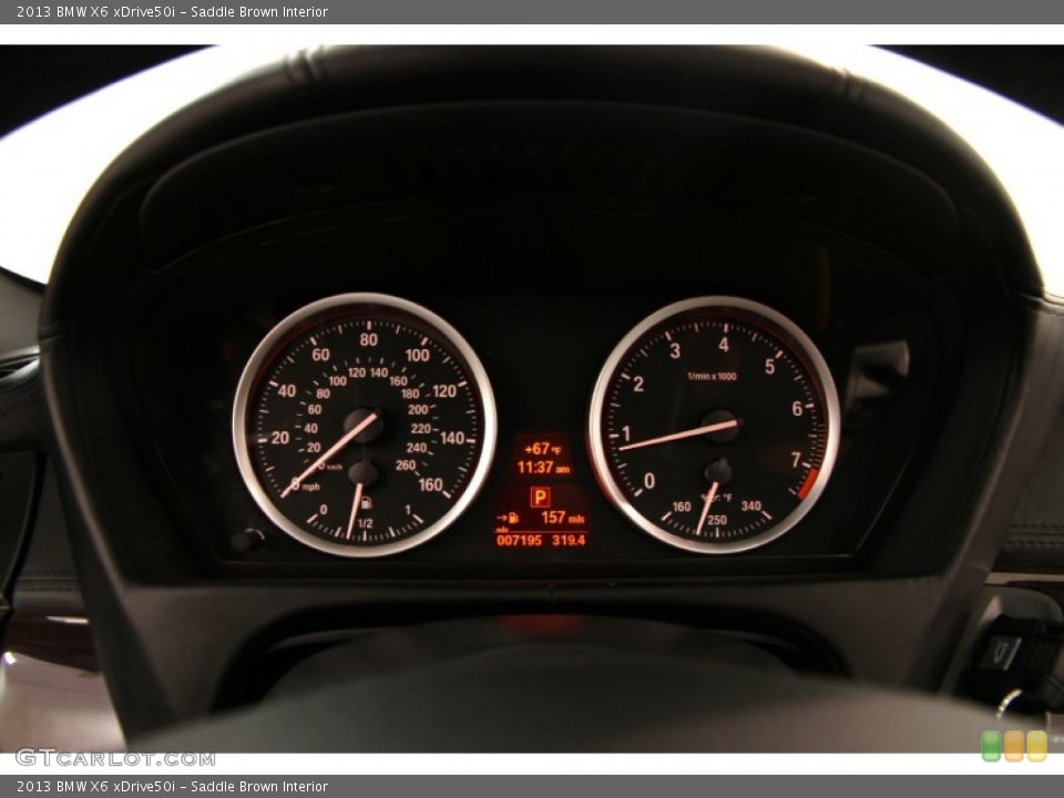 Saddle Brown Interior Gauges for the 2013 BMW X6 xDrive50i #95869239