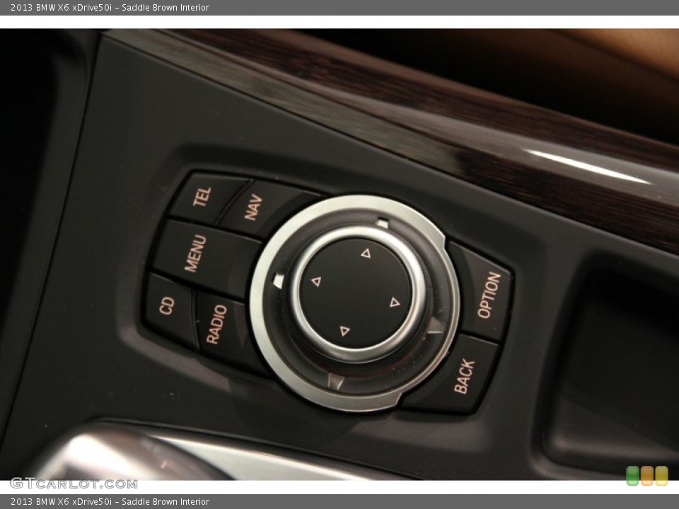 Saddle Brown Interior Controls for the 2013 BMW X6 xDrive50i #95869263
