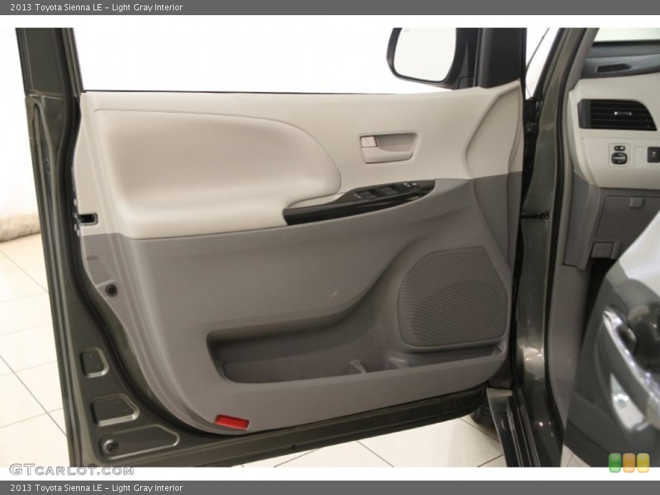 Light Gray Interior Door Panel for the 2013 Toyota Sienna LE #95871685