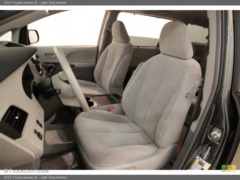 Light Gray Interior Front Seat for the 2013 Toyota Sienna LE #95871757