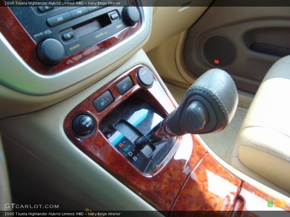 Ivory Beige Interior Transmission for the 2006 Toyota Highlander Hybrid Limited 4WD #95871811
