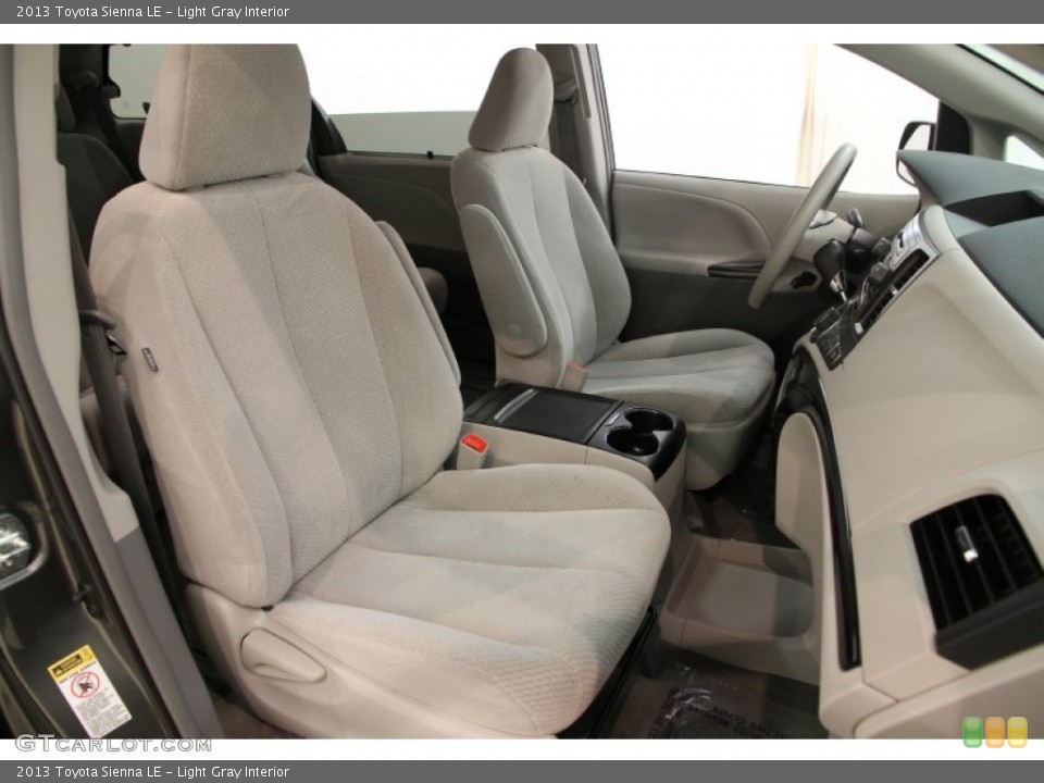 Light Gray Interior Front Seat for the 2013 Toyota Sienna LE #95871955