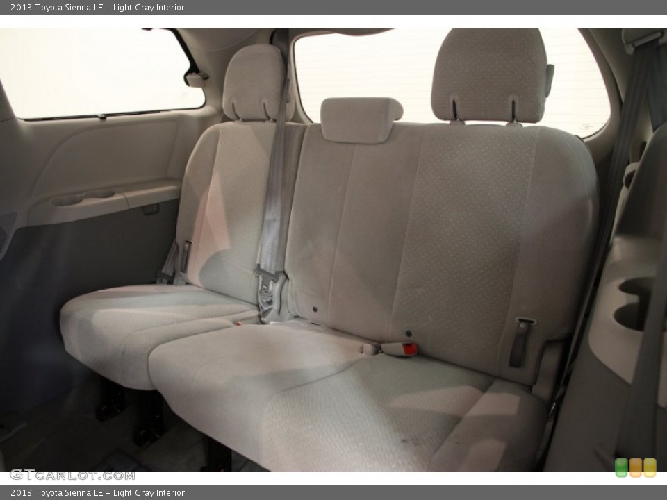 Light Gray Interior Rear Seat for the 2013 Toyota Sienna LE #95872027