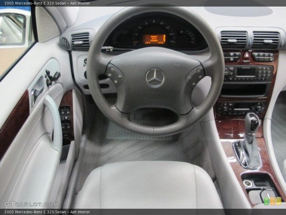 Ash Interior Steering Wheel for the 2003 Mercedes-Benz C 320 Sedan #95874103