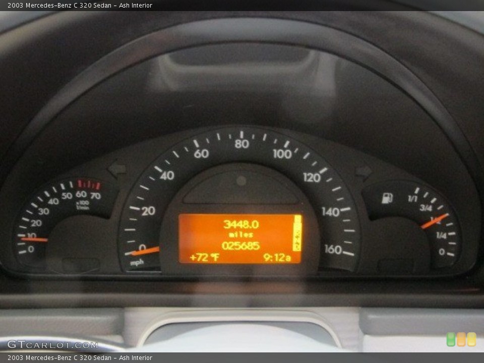 Ash Interior Gauges for the 2003 Mercedes-Benz C 320 Sedan #95874166