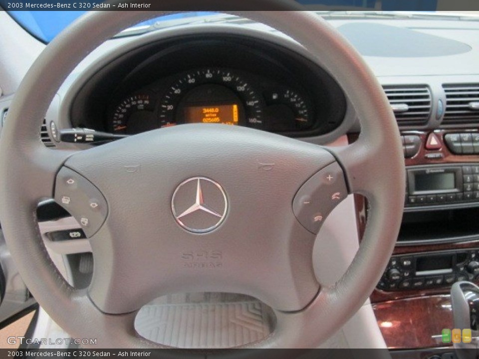 Ash Interior Steering Wheel for the 2003 Mercedes-Benz C 320 Sedan #95874301