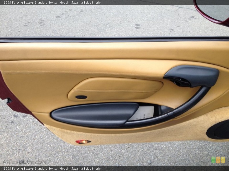 Savanna Beige Interior Door Panel for the 1999 Porsche Boxster  #95877093