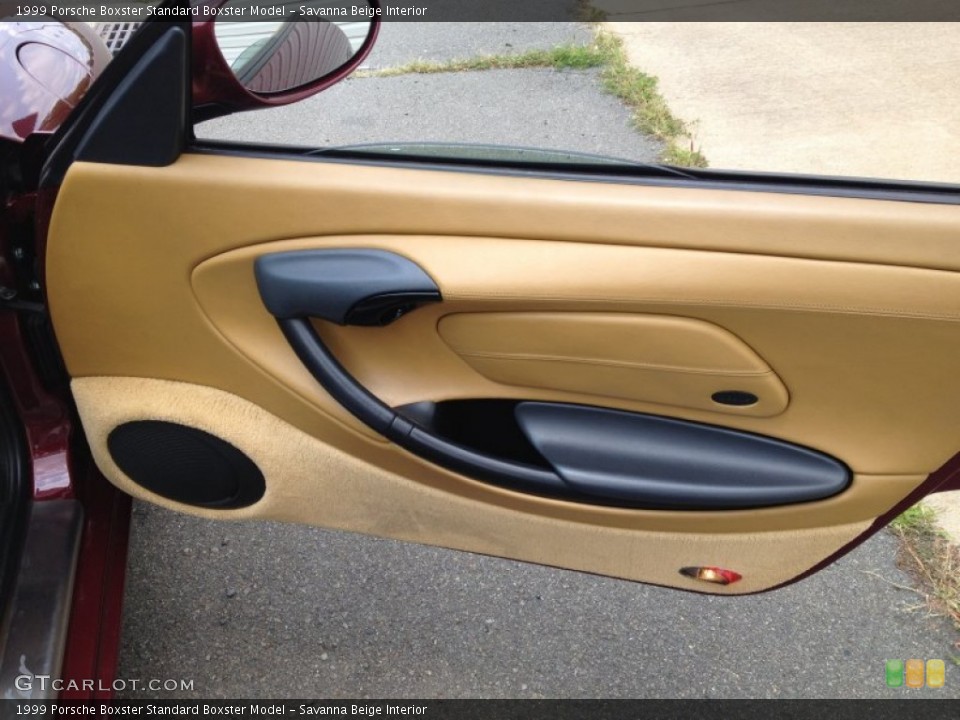 Savanna Beige Interior Door Panel for the 1999 Porsche Boxster  #95877181