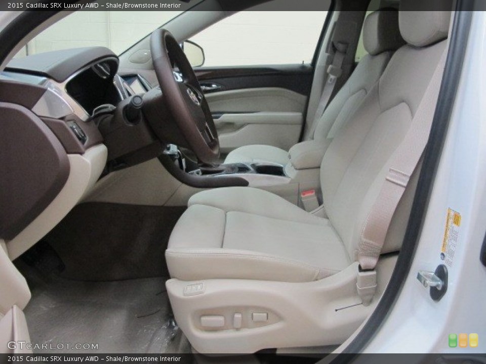 Shale/Brownstone Interior Front Seat for the 2015 Cadillac SRX Luxury AWD #95877259