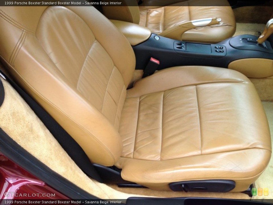 Savanna Beige Interior Front Seat for the 1999 Porsche Boxster  #95877352