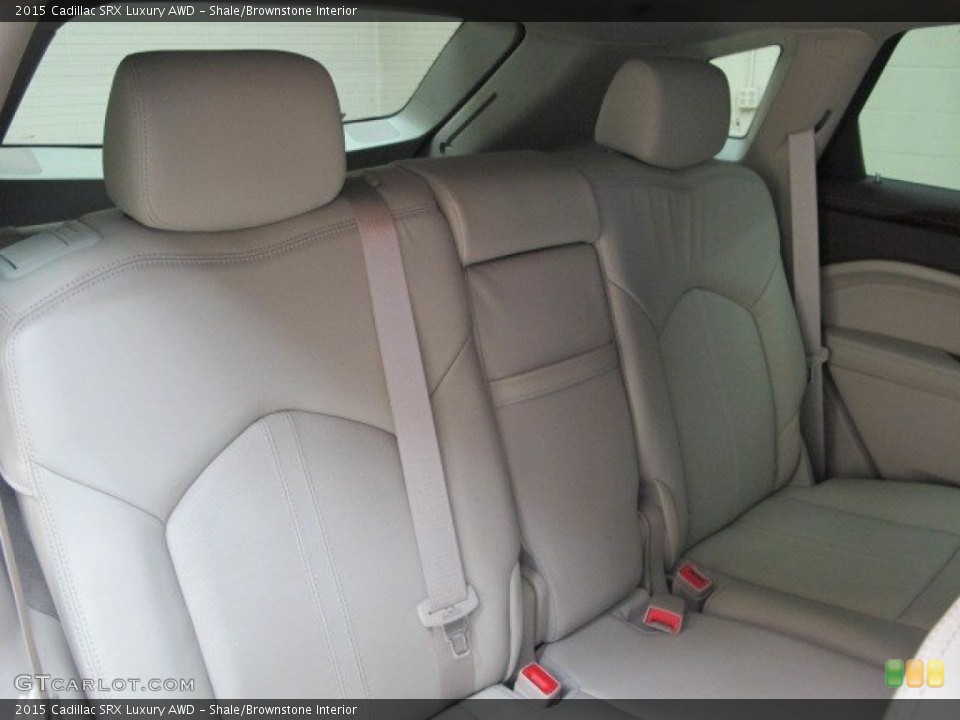 Shale/Brownstone Interior Rear Seat for the 2015 Cadillac SRX Luxury AWD #95877361