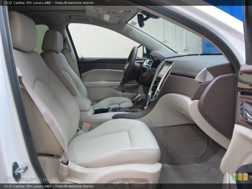 Shale/Brownstone Interior Front Seat for the 2015 Cadillac SRX Luxury AWD #95877382